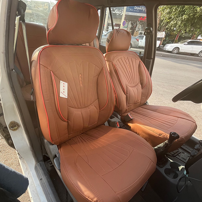 روکش صندلی ماشین چرم ال 90 طرح پرو مارون