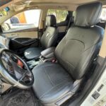 روکش صندلی سانتافه طرح فابریک چرم