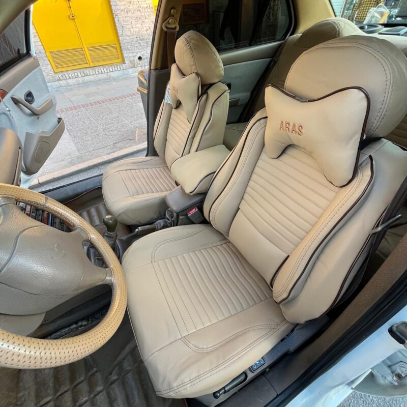 روکش صندلی سمند قدیم طرح پلاس چرم