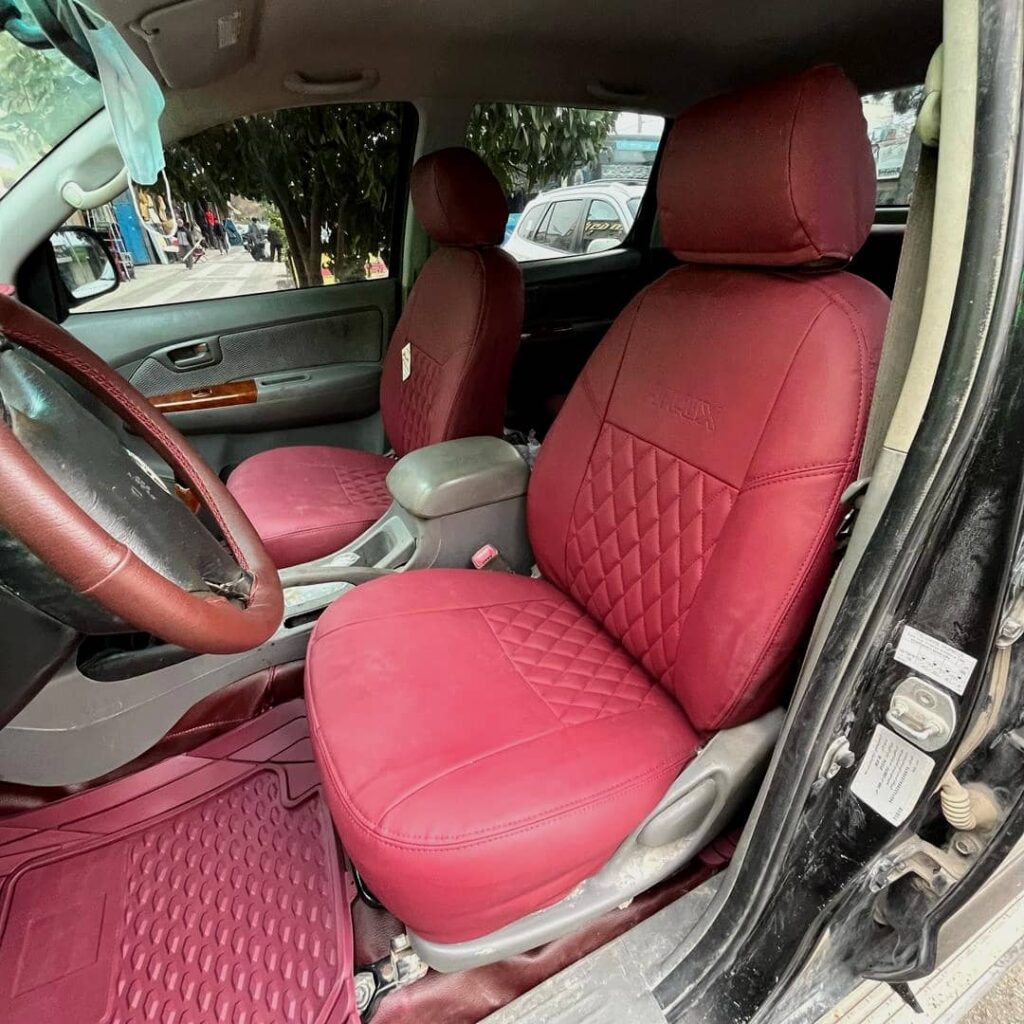 روکش صندلی هایلوکس طرح فابریک چرم