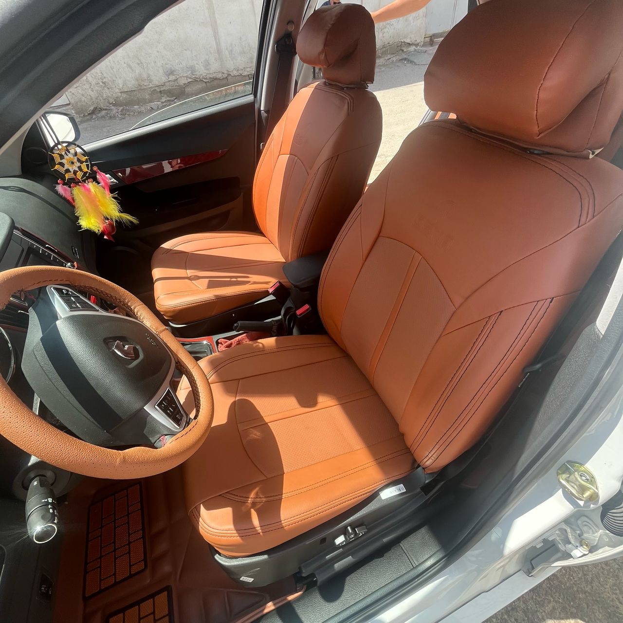 روکش صندلی دنا طرح اپتیمایی چرم