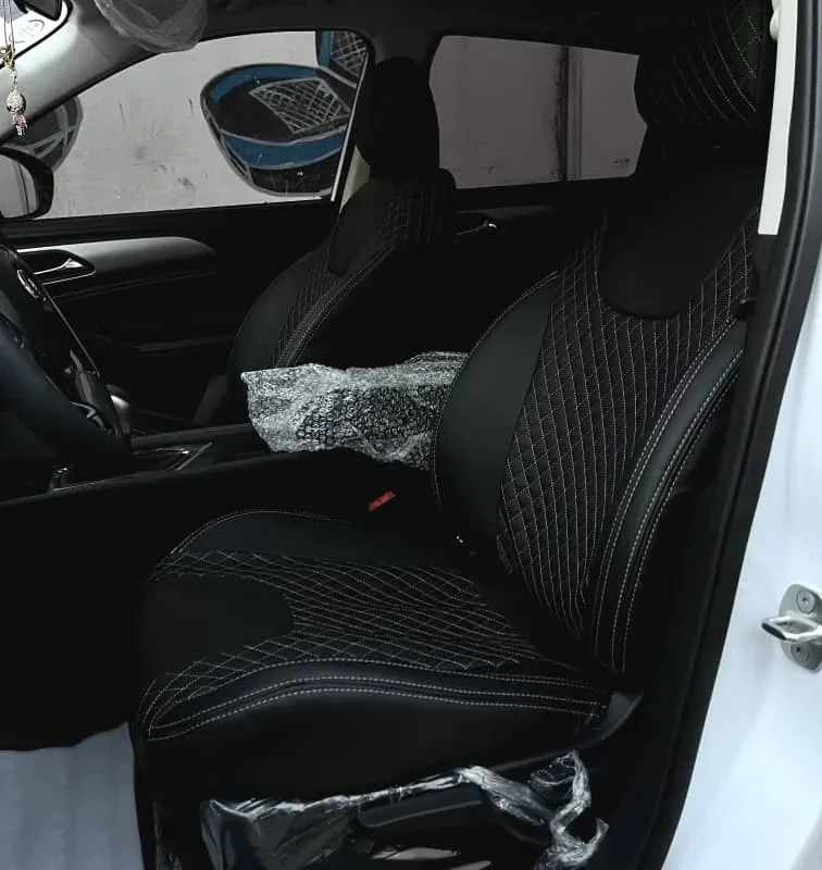 روکش صندلی تیگارد X35 طرح فابریک چرم