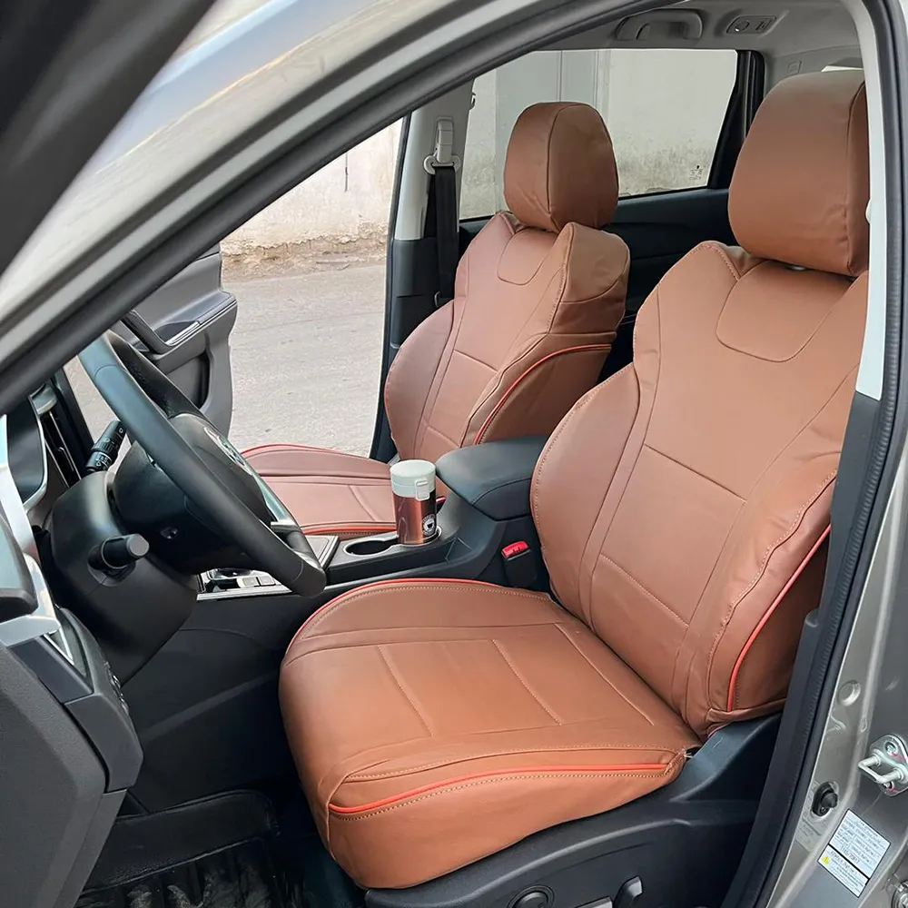 روکش صندلی ماشین اف ام سی FMC T5 چرم طرح فابریک رنگ مارون روکش صندلی ماشین اف ام سی FMC T5 چرم طرح فابریک رنگ مارون