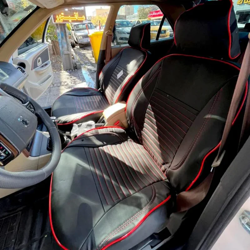 روکش صندلی پژو پارس جدید ( پرشیا جدید ) طرح ارس جنس چرمی