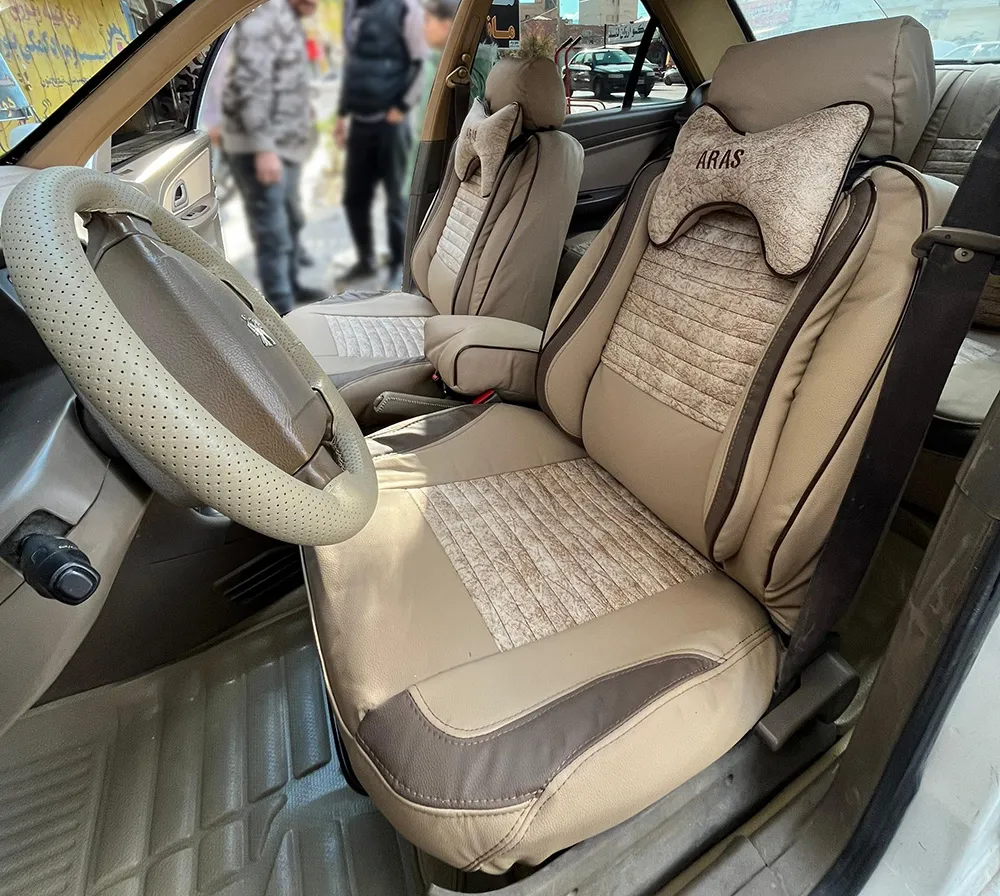 روکش صندلی پژو 405 طرح پلاس چرم مخمل روکش صندلی پژو 405 طرح پلاس چرم مخمل