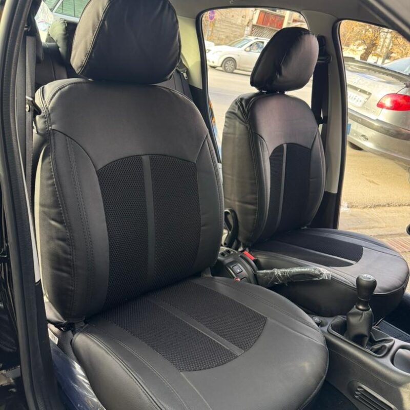 روکش صندلی چرم طرح اپتیمایی پژو 206 و 207 ضد تعریق