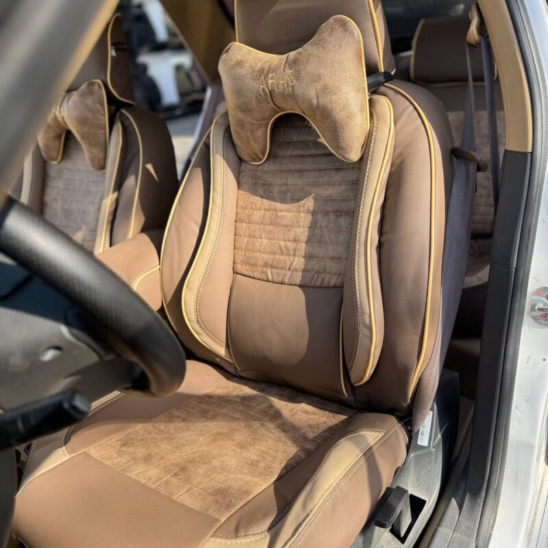 روکش صندلی چرم و پارچه کتان